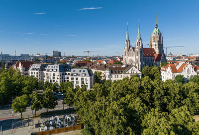 Buildings in city