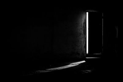 Empty corridor in building