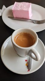 Close-up of coffee on table