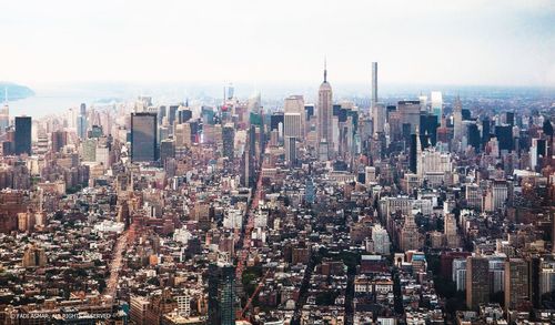 Aerial view of a city