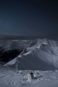 Kasprowy wierch during the moment of the full moon