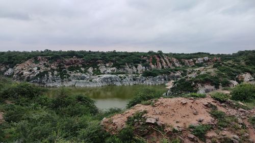 Panoramic view of landscape against sky