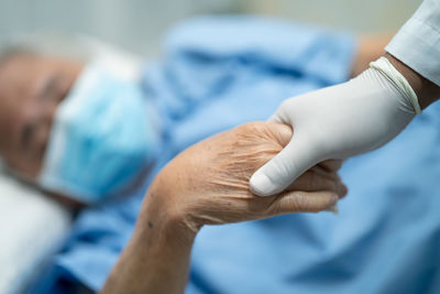 Close-up of human hand