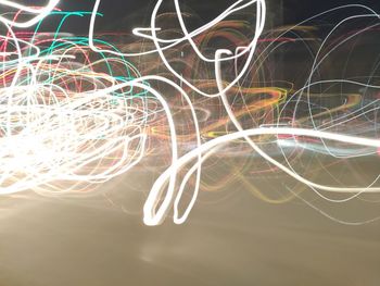 Full frame shot of light painting