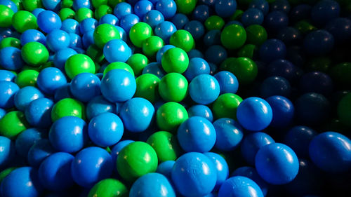 Full frame shot of multi colored balls