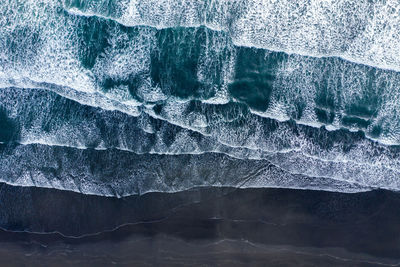 High angle view of sea