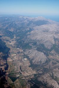 Aerial view of landscape