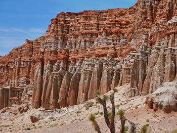 Panoramic view of rock formations