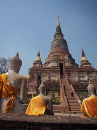 Low angle view of a temple