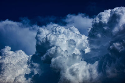 Low angle view of clouds in sky