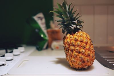 Close-up of fruits on table