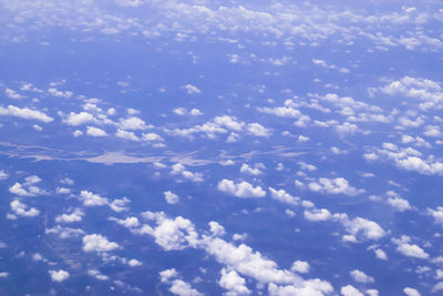 Low angle view of clouds in sky