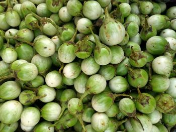 Full frame shot of fruits for sale in market