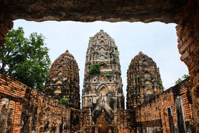 Low angle view of a temple