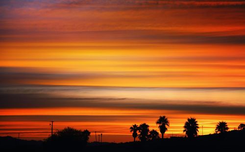 Scenic view of sunset