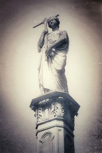 Low angle view of statue