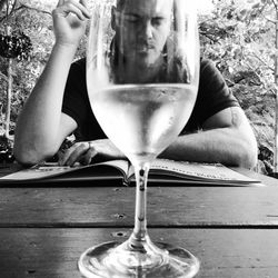 Woman holding beer glass