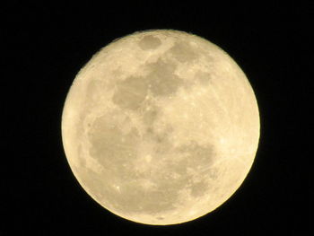 Scenic view of moon against sky at night