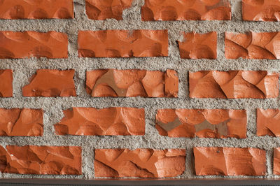 Full frame shot of orange wall