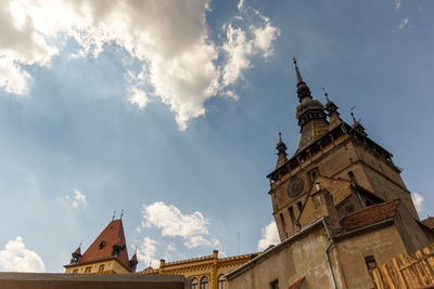 Low angle view of historical building against sky