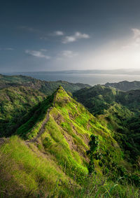 Scenic view of landscape against sky