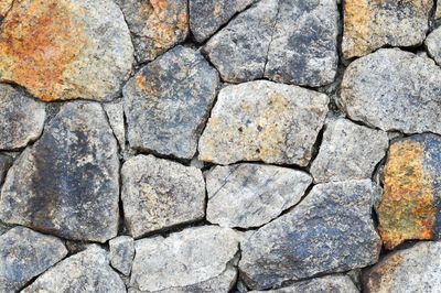 Full frame shot of stone wall