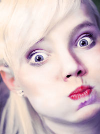 Close-up portrait of baby girl