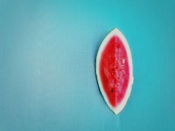 High angle view of heart shape on table