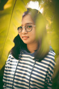 Portrait of a smiling young woman