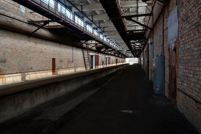 Interior of abandoned building