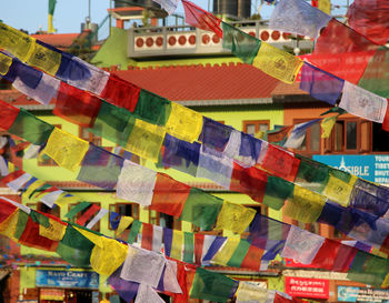 Full frame shot of colorful umbrellas