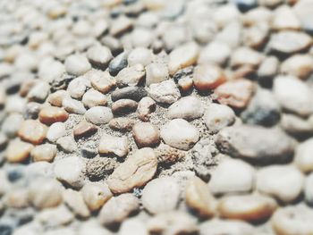 Full frame shot of stones