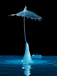 Waves splashing in water