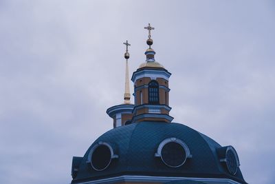 Low angle view of building against sky