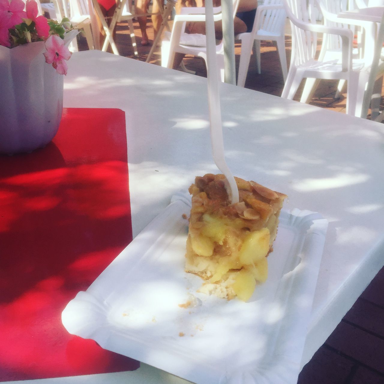 CLOSE-UP OF FOOD SERVED ON TABLE