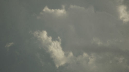 Low angle view of clouds in sky