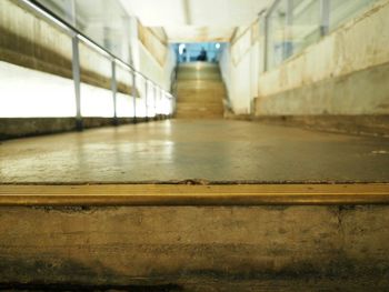 Empty footbridge