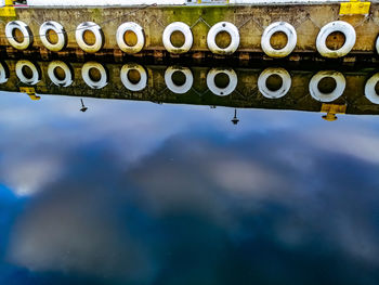 Low angle view of bridge against sky