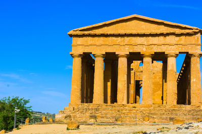 Low angle view of old ruins