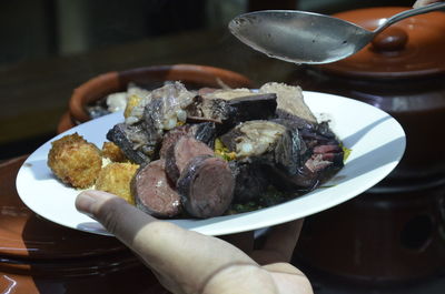 Feijoada in the restaurant 