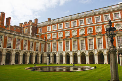 View of historic building against sky