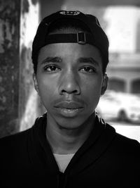 Close-up portrait of young man