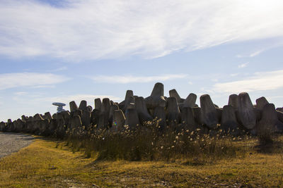 Panoramic view of landscape against sky