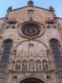 Low angle view of old church