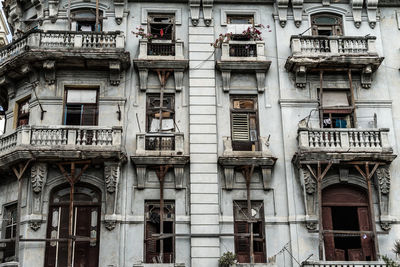 Low angle view of residential building