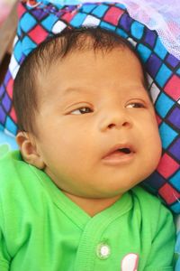 Portrait of cute baby boy