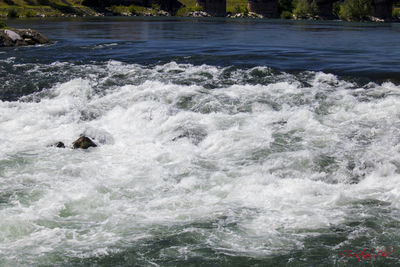 Rocks in water