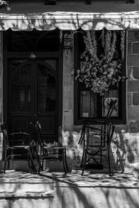 Interior of abandoned building