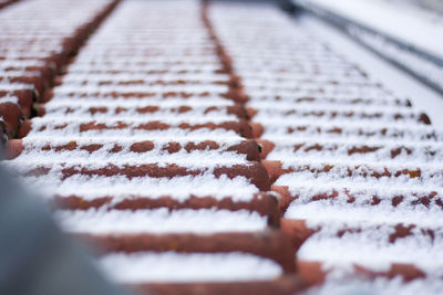 High angle view of ice cream