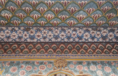 Close-up of ornate ceiling